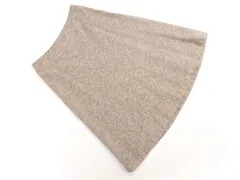 UNTITLED アンタイトル アンゴラ混 フレア スカート size2/茶 ◇■ レディース