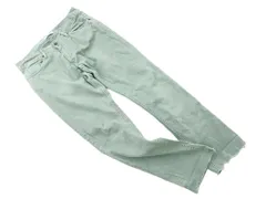 ZARA MAN ザラ マン カットオフ デニムパンツ size32/緑 ■■ メンズ