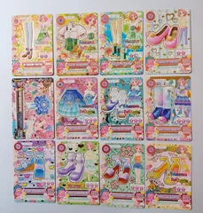 ② 北大路さくら 12枚セット オーロラスターパンプス フェアリーテイルブラウス フェアリーテイルブーツ ピンクファーパンプス フラワーピルエットコサージュ フラワーピルエットスカート フラワーピエルットシューズ ほか ／ アイカツ！ Aikatsu！