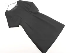 NATURAL BEAUTY BASIC ナチュラルビューティーベーシック ウール混 ワンピース sizeM/黒 ◇■ レディース