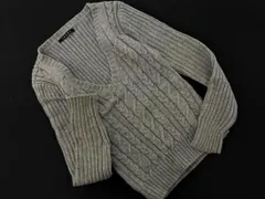 INGNI イング ウール混 ケーブル編み Ｖネック ニット セーター sizeM/グレー ◇■ レディース
