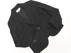 自由区 ウール混 テーラード ジャケット size40/黒 ◇■ レディース