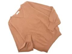 a.v.v アーヴェヴェ Vネック ニット セーター sizeM/茶 ◇■ レディース