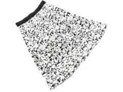 EPOCA エポカ 総柄 フレア スカート size40/白ｘ黒 ◇■ レディース