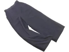 BEAUTY & YOUTH ビューティ&ユース ユナイテッドアローズ タック ワイド パンツ sizeM/紺 ■■ レディース