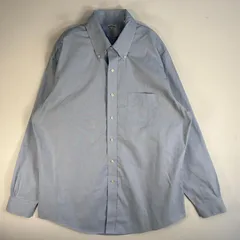 古着 ブルックスブラザーズ Brooks Brothers 長袖シャツ 1818 REGENT 胸ポケ L  ブルー系 無地 メンズ
