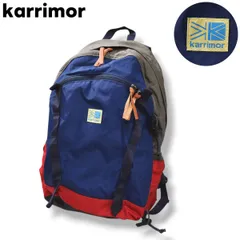 【定番】 カリマー karrimor VT day pack F デイパック リュックサック バッグ ナイロン ロゴ ワンポイント ネイビー x レッド x グレー アウトドア ギア アクセサリー 小物 雑貨 メンズ