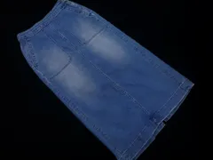 coen コーエン ダメージ加工 ロング デニムスカート sizeM/水色 ■■ レディース