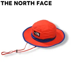 【ゴールドウィン製】 ノースフェイス THE NORTH FACE ホライズンハット バケットハット サファリハット メッシュ ベンチレーション  M レッド x ネイビー アウトドア ギア アクセサリー レディース ♪