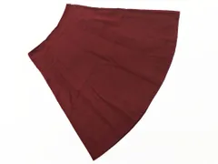 any SiS エニィスィス ウール混 Aライン 台形 スカート size3/赤 ◇■ レディース