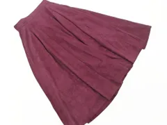 apart by lowrys アパートバイローリーズ スウェード調 フレア スカート sizeM/紫 ◇■ レディース