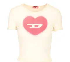 在庫処分 DIESEL ハート半袖Tシャツ M