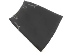 EPOCA エポカ コーデュロイ Aライン 台形 スカート size38/黒 ◇■ レディース