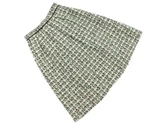 MACKINTOSH PHILOSOPHY マッキントッシュフィロソフィー ツイード スカート size34/オフホワイトｘ紺ｘ緑 ◇■ レディース