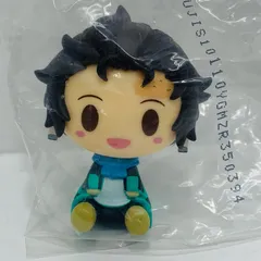 【飾磨店】 中古 F賞 【シークレット】竈門炭治郎(マフラー) ちょこのっこフィギュア～無限列車編～「一番くじ 鬼滅の刃～刃を振るい心を燃やせ～」