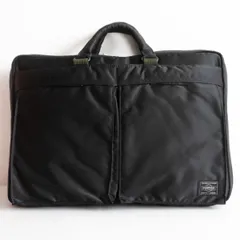 【極美品】PORTER 【PX TANKER OPERATOR BAG 16】ポーター ブラック 吉田カバン 26020444