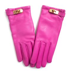HERMES エルメス ミンクファー付きグローブ ケリー 茶 7 - メルカリ