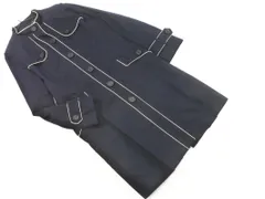 iCB アイシービー スタンドカラー トレンチ コート size11/紺 ◇■ レディース