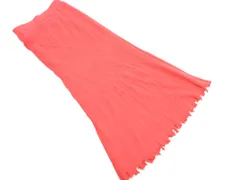 PAGEBOY ページボーイ カットオフ ロング タイト スカート sizeF/赤 ◇■ レディース