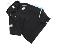 adidas アディダス スウェット 刺繍 プリント ジップアップ パーカー sizeL/黒 ◇■ レディース