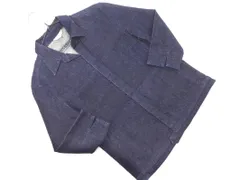 INED イネド デニム ジャケット size2/紺 ◇■ レディース