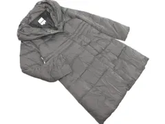INDIVI インディヴィ フード ダウン コート size38/グレー ◆■ レディース