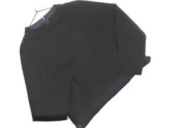 HUMAN WOMAN ヒューマンウーマン ウール混 カットソー sizeM/紺 ◇■ レディース