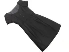 PeytonPlace ペイトンプレイス ウール混 Aライン ワンピース sizeM/黒 ◇■ レディース