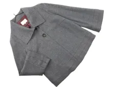 Aylesbury アリスバーリー ウール100% ビッグカラー 七分袖 ジャケット size9/グレー ◇■ レディースのサムネイル