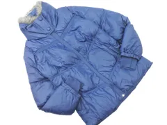 adidas アディダス フェイクﾌｧｰカラー ダウン ジャケット sizeS/紺 ◆■ レディース