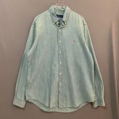 L ポロラルフローレン マルチポニー シャンブレー シャツ