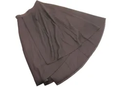 ROPE ロペ ウール混 フレア スカート size36/ダークブラウン ◇■ レディース