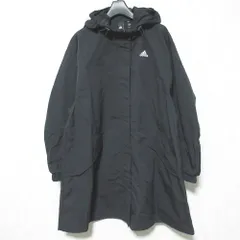 美品 adidas アディダス ウインドフルジップ プリザーブ ウーブンコート HC2503 サイズL ブラック レディース 古着 中古 USED