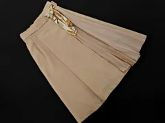 INGNI イング プリーツ 切替 ロング スカート sizeM/ベージュ ■■ レディース