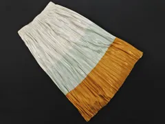 ZARA TRF ザラ トラファ プリーツ スカート sizeS/シルバーxミントxゴールド ◇■ レディース