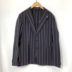 LARDINI テーラードジャケット ストライプ柄 - メルカリ