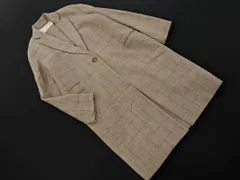 AS KNOW AS アズノゥアズ ドゥバズ ウール混 チェック コート グレー ◇■ レディース