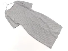 ZARA WOMAN ザラ ウーマン 千鳥柄 Iライン ワンピース sizeM/白ｘ黒 ◇■ レディース