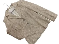 K.T. キヨコタカセ ジャケット size11/茶 ◇■ レディース