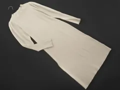 snidel スナイデル リブ ニット ワンピース sizeONE/ベージュ ◇■ レディース