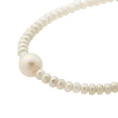 【本物保証】 鑑付 超美品 ネックレス 8.2g 14K アコヤパール アコヤ真珠 約3.5ミリ～7.4ミリ 小さい ベビーパール 冠婚葬祭 ノーブランド