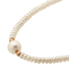 【本物保証】 鑑付 超美品 ネックレス 8.0g 14K アコヤパール アコヤ真珠 約3.5ミリ～7.2ミリ 小さい ベビーパール 冠婚葬祭 ノーブランド