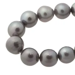【本物保証】 鑑付 超美品 ネックレス 58.7g シルバー環 黒蝶真珠 ブラックパール 約8.0～11.4ミリ 8mm up 8ミリ以上 葬式 ノーブランド
