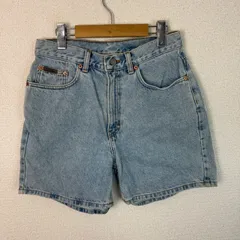 90s Calvin Klein Jeans カルバンクラインジーンズ デニムショートパンツ 無地 ライトブルー レディース 古着 アメカジ ストリート