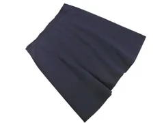 INDIVI インディヴィ 大きいサイズ Aライン 台形 スカート size44/紺 ◇■ レディース