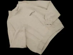 FEAR OF GOD ESSENTIALS フィアオブゴッドエッセンシャルズ 裏起毛 ロゴ ハイネック トレーナー スウェット sizeM/グレー ◇■ メンズ