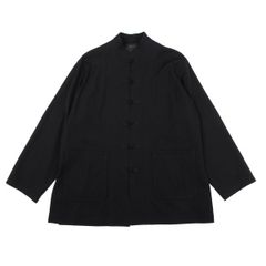 【希少品】COMOLI リネンモール スタンドカラージャケット チャイナシャツ 希少品】COMOLI リネンモール スタンドカラージャケット チャイナ