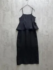 新品 FREE'S MART フリーズマート フリル キャミソール ワンピース sizeS/黒  ■◆◎レディース