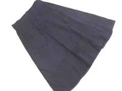 green label relaxing グリーンレーベルリラクシング ユナイテッドアローズ スウェード調 フロントボタン スカート size36/黒 ◇■ レディース