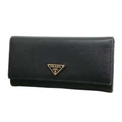 プラダ(Prada) プラダ 長財布 サフィアーノ レザー ブラック レディース P2269869